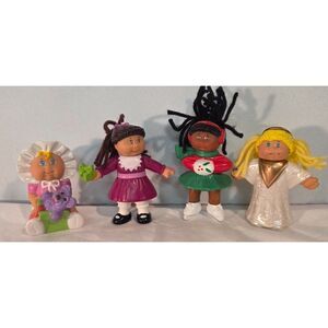 Vintage Cabbage Patch Kids Mini Figures Lot of 4 Dolls